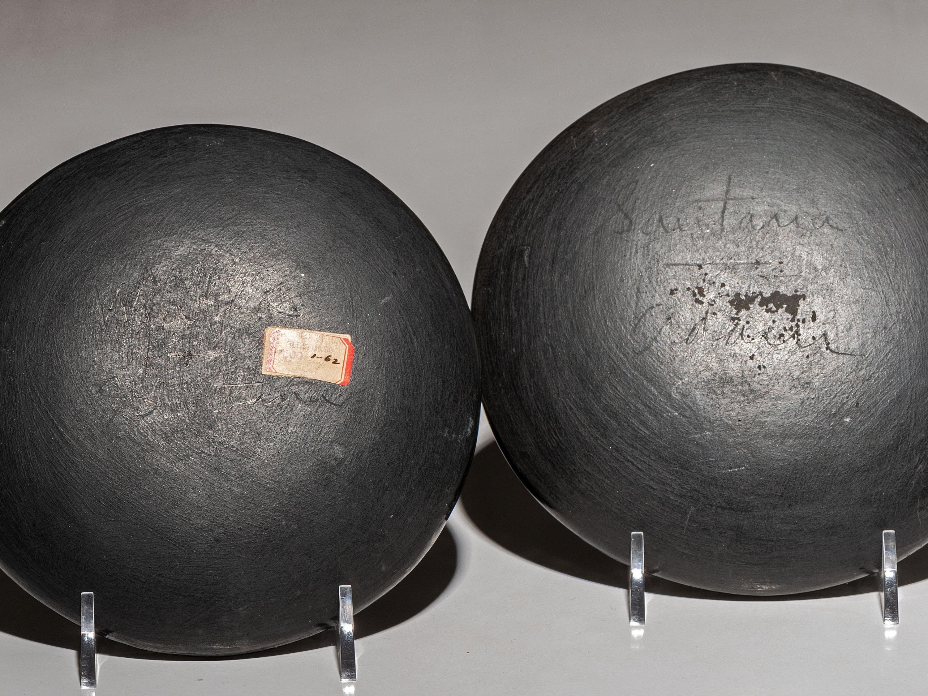 Blackware Pottery Plate, PLUS