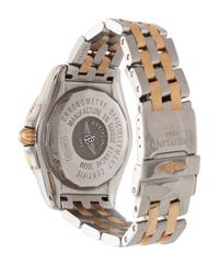 BREITLING, REF. C49350 STAINLESS STEEL AND YELLOW GOLD 'GALACTIC 41' WATCH, BOX & PAPERS