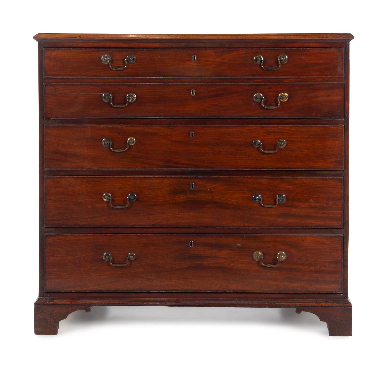 A George III Style Mahogany Butler's Secretary