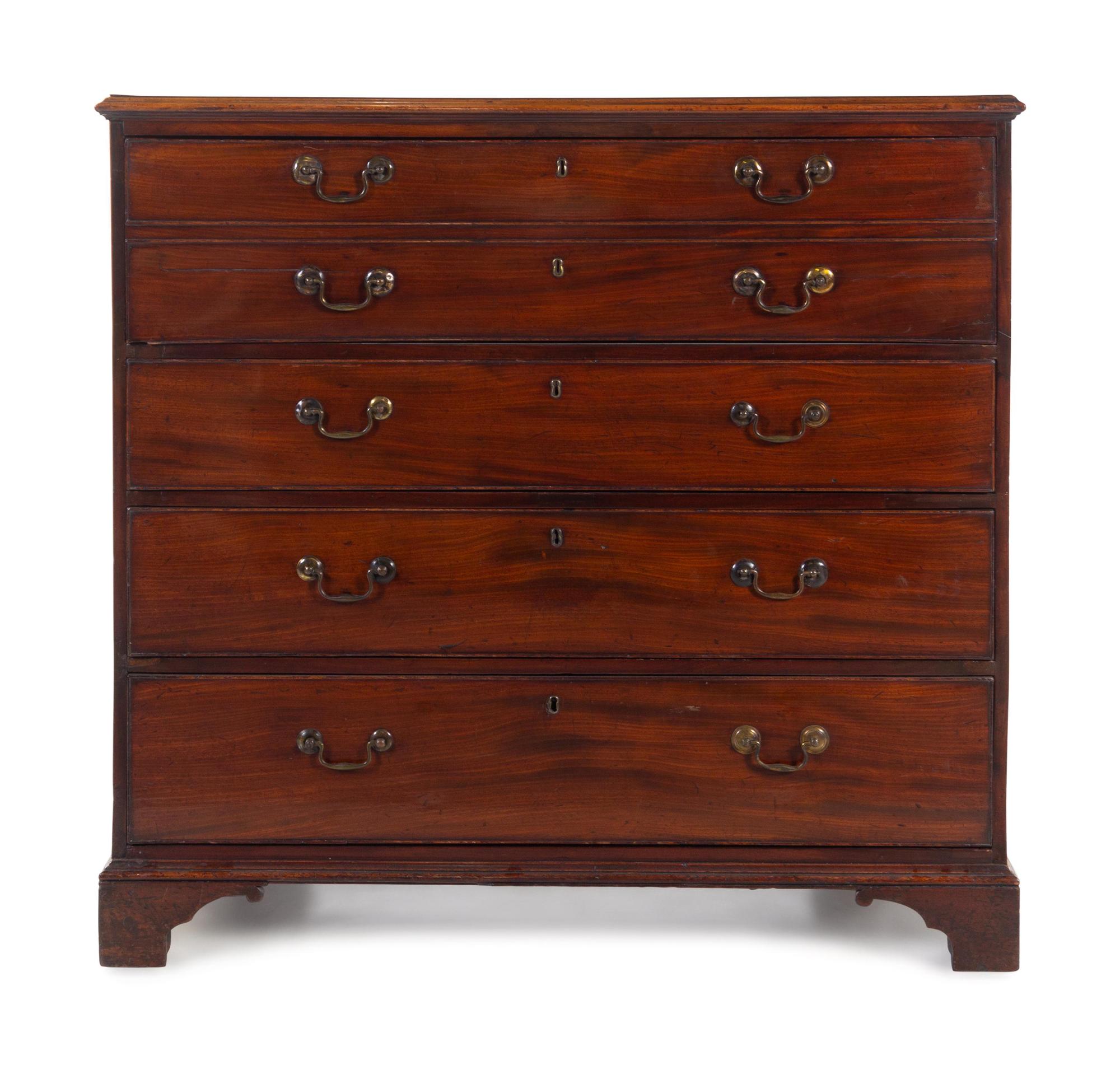 A George III Style Mahogany Butler's Secretary