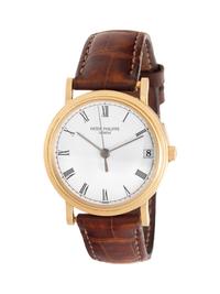 PATEK PHILIPPE, REF. 3802 18K YELLOW GOLD 'CALATRAVA' WATCH