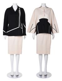 Three Ralph Rucci Items: Two Jackets and One Skirt, 2000-10s