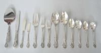 Partial sterling silver flatware service gorham corporation, providence, ri, 20th century
