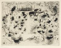 The Barnyard (La Basse-cour), plate XVII from Les Âmes mortes, 1923-1948