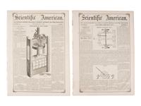 [AFRICAN AMERICANA]. Print ephemera related to enslavement and racism, comprising: