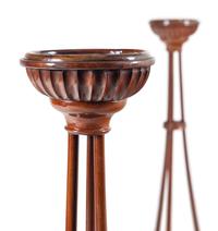 A Pair of Restauration Mahogany Torchère Stands