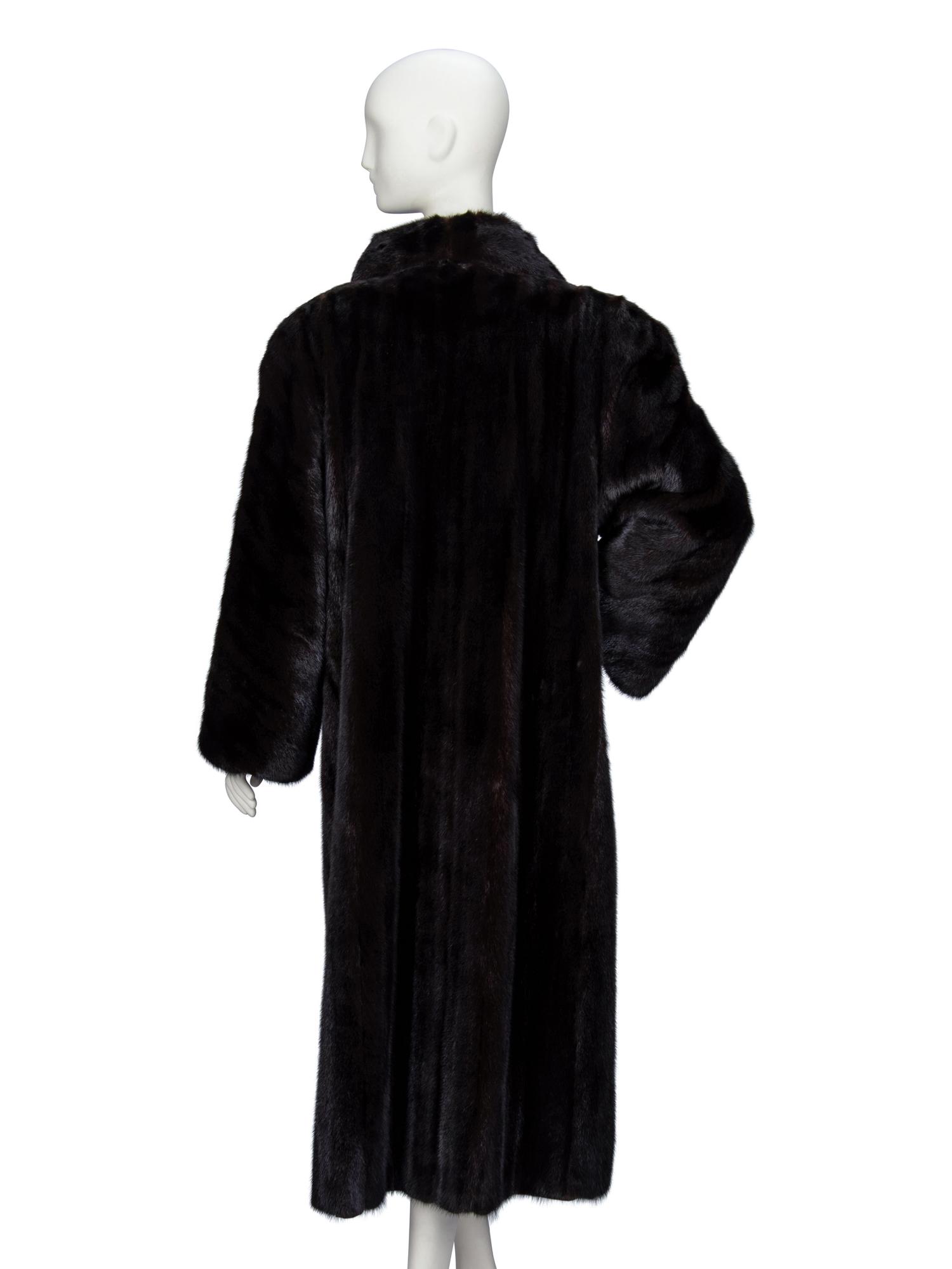 Oscar de la Renta, Reversible Ranch Mink Fur Coat
