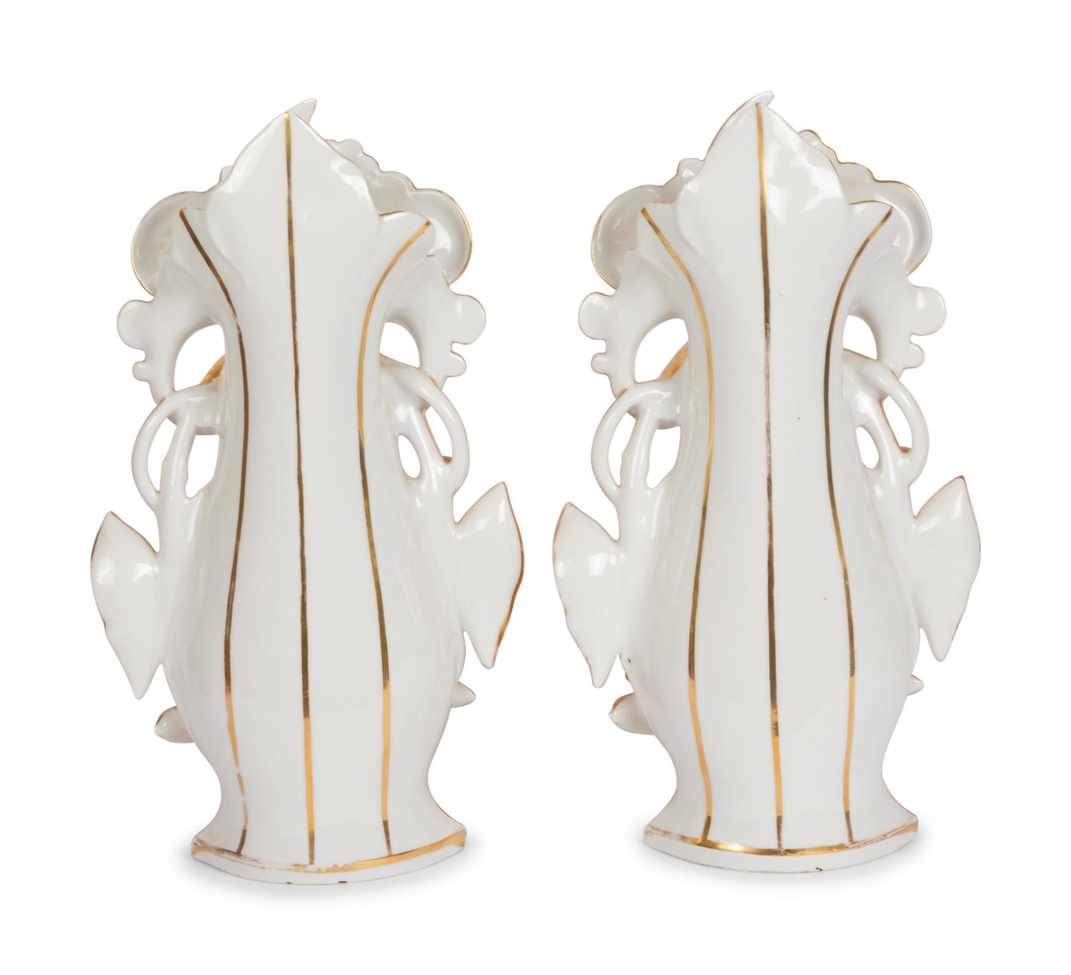 A Pair of Paris Porcelain Vases