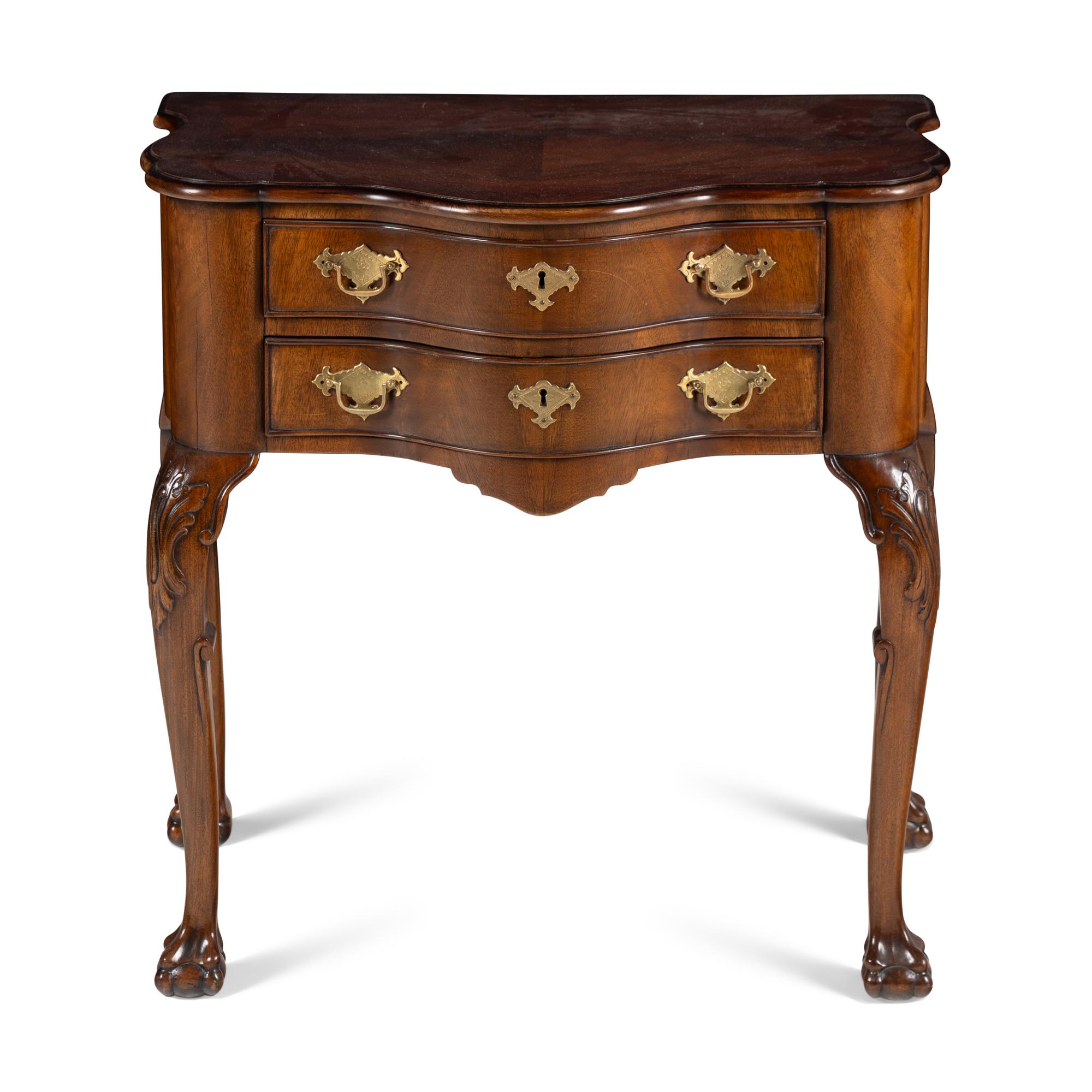 A George II Style Mahogany Side Table