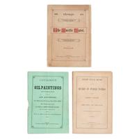 [Chicago Pre-Fire]. A group of 3 pamphlets, comprising: