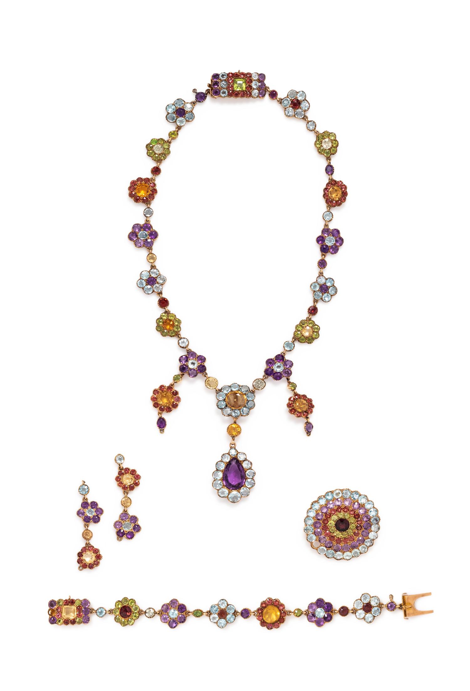 MULTICOLOR GEMSTONE AND GEMSTONE SIMULANT SUITE