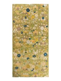 RELEASED TO MUSEUM -- Eight Japanese Silk Textile Panels