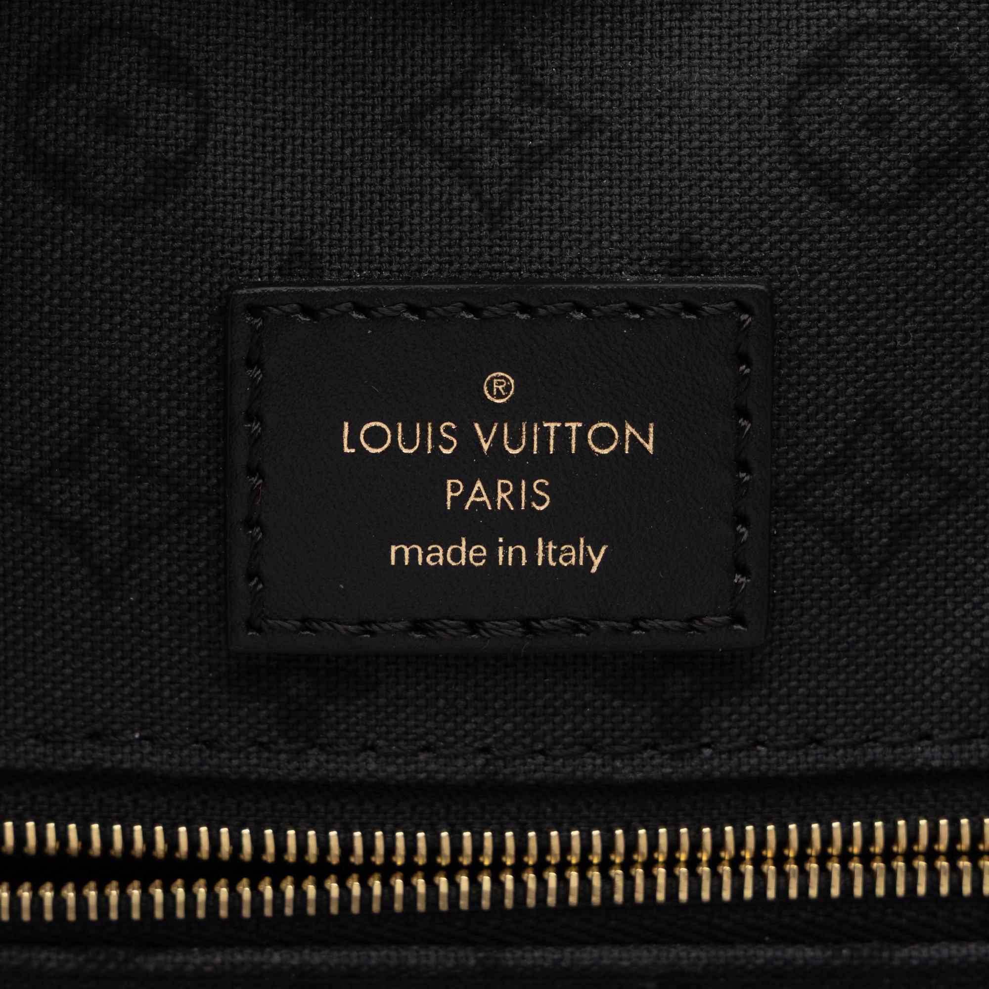 Louis Vuitton, Large Crafty Print OnTheGo Tote