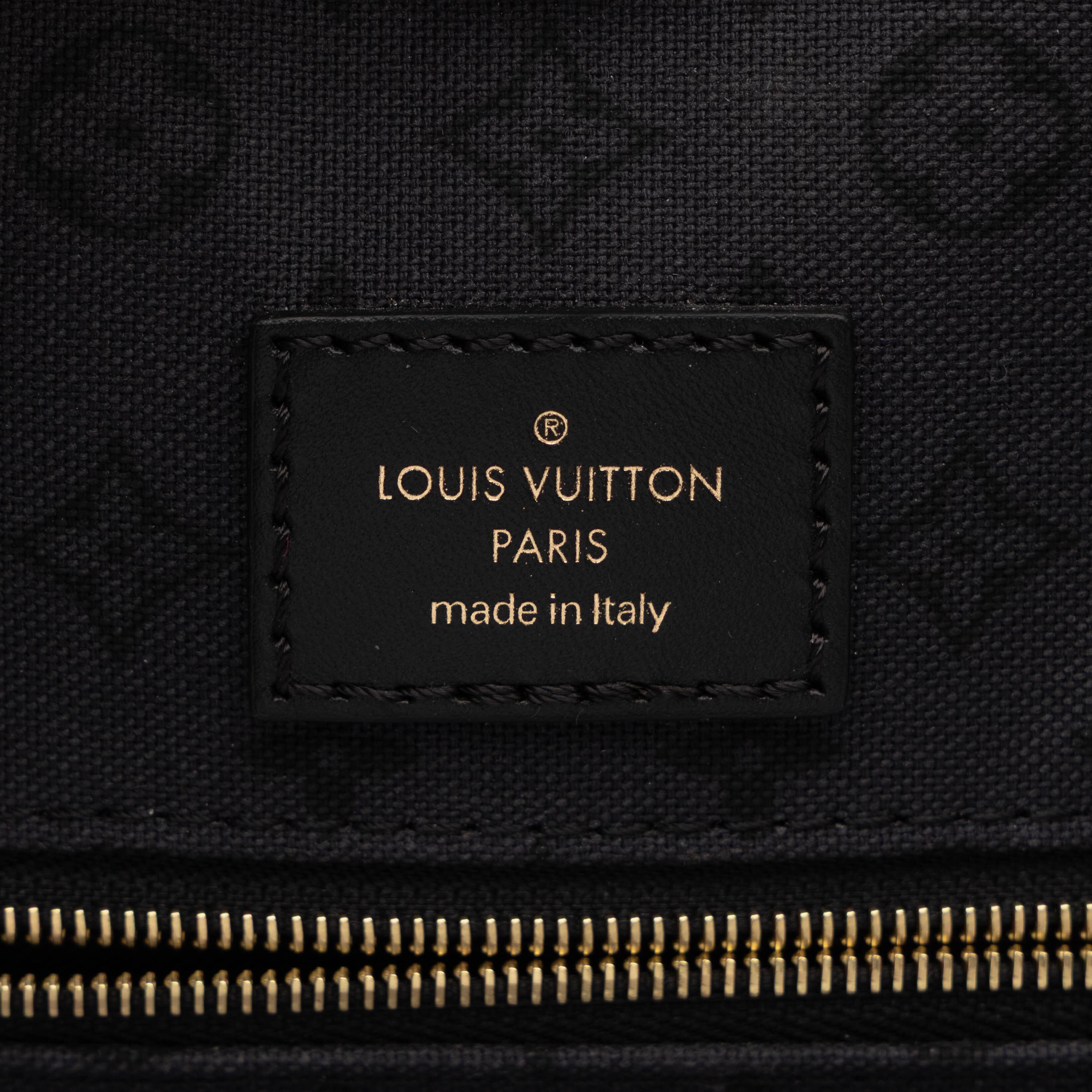 Louis Vuitton, Large Crafty Print OnTheGo Tote