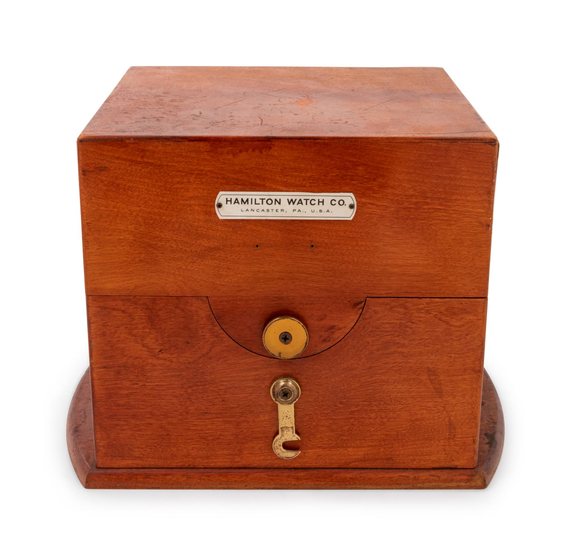 An American Mahogany Cased Two-Day Ship's Chronometer