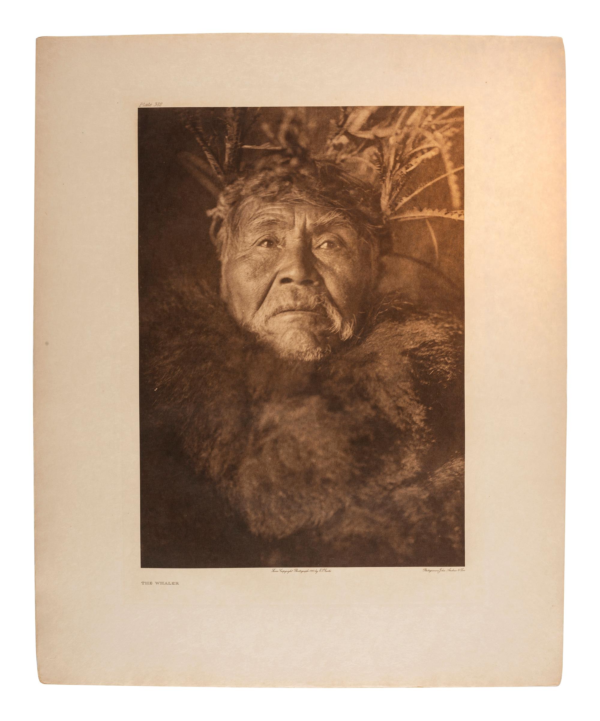 CURTIS, Edward (1868-1952). A group of 18 photogravure portraits.