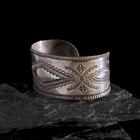 Navajo Stamped Ingot Cuff Bracelet