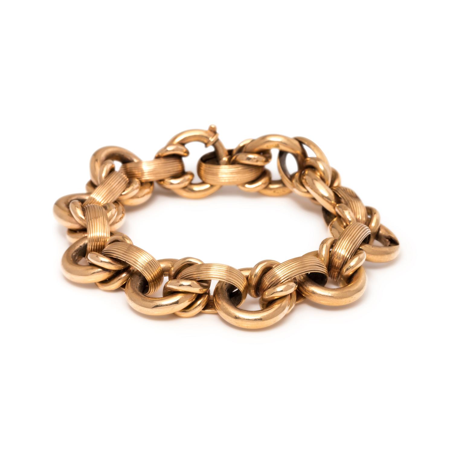 YELLOW GOLD BRACELET