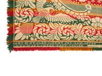 Two Jacquard Wool and Cotton Coverlets