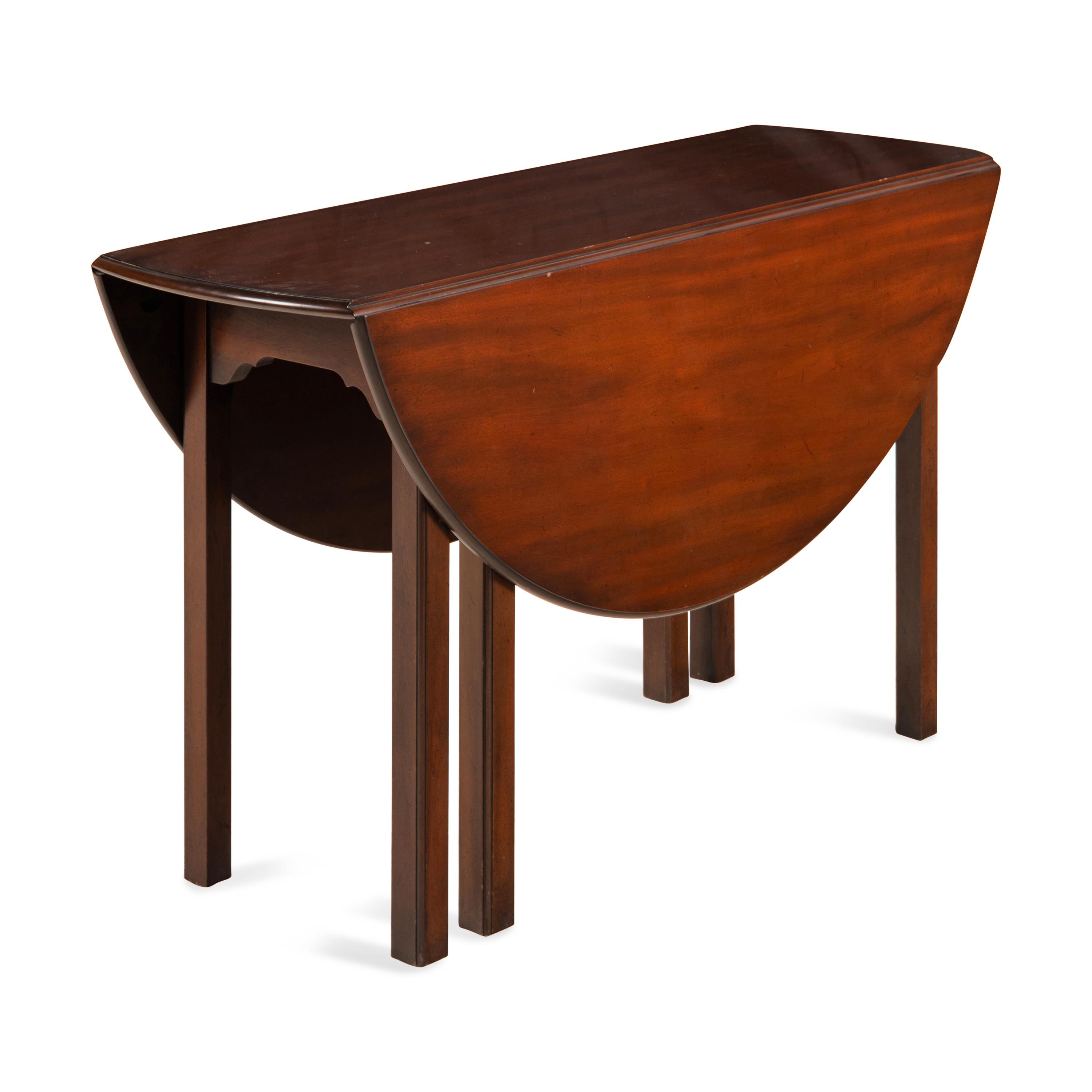 A George III Mahogany Drop-Leaf Table