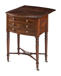 A George III Mahogany Drop Leaf Dressing Stand