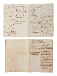 [ENSLAVEMENT & ABOLITION]. A group of 29 assorted Cuban documents, some involving enslaved persons.