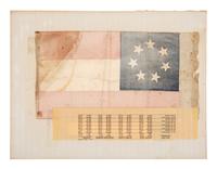 [CIVIL WAR]. Confederate First National flag. Ca 1880s-early 1900s.