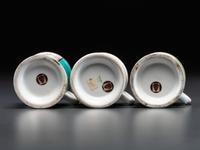 Three Transportation Related Porcelain Occupational Shaving Mugs