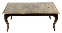 A Louis XIV Style Boulle Marquetry Low Table Height 17 3/4 x width 47 1/2 x depth 28 3/4 inches. — THE TOP LATE 17TH CENTURY, THE BASE 19TH CENTURY