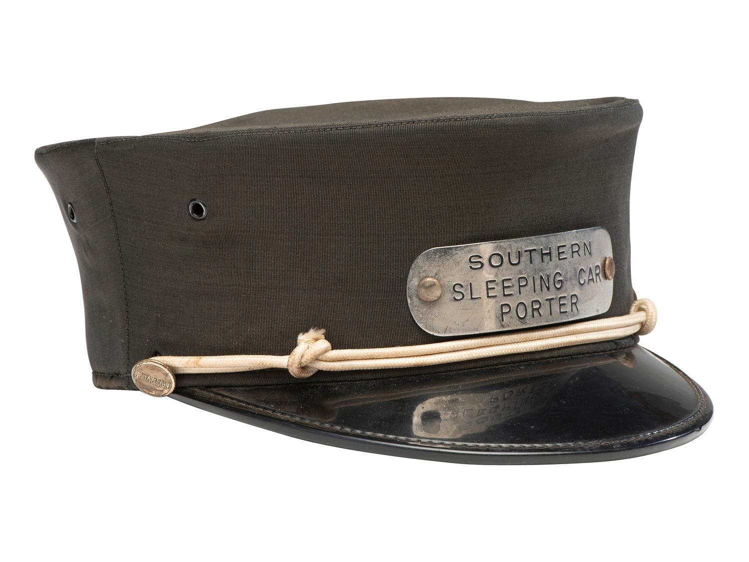 [OCCUPATIONAL]. Pullman Porter collection identified to Willie Leonard Sims (1910-1969), incl. uniform cap, ID card, documents, and photographs.