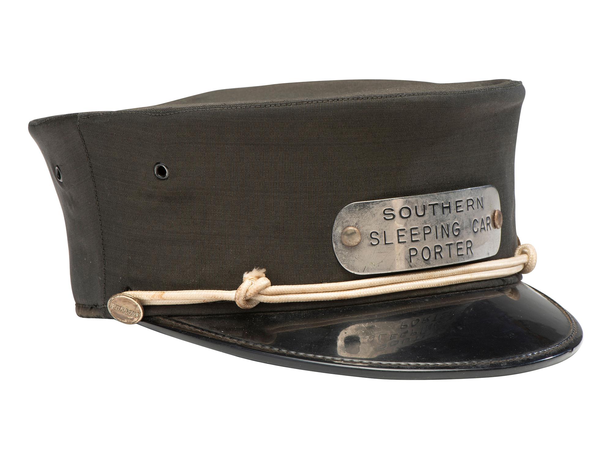 [OCCUPATIONAL]. Pullman Porter collection identified to Willie Leonard Sims (1910-1969), incl. uniform cap, ID card, documents, and photographs.