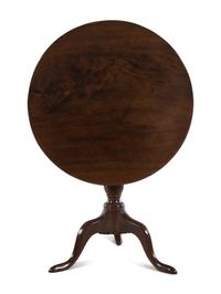 A George III Mahogany Tilt-Top Table