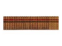 [BINDINGS]. A group of approximately 40 volumes, most in contemporary leather bindings, including works related to British literature, comprising: