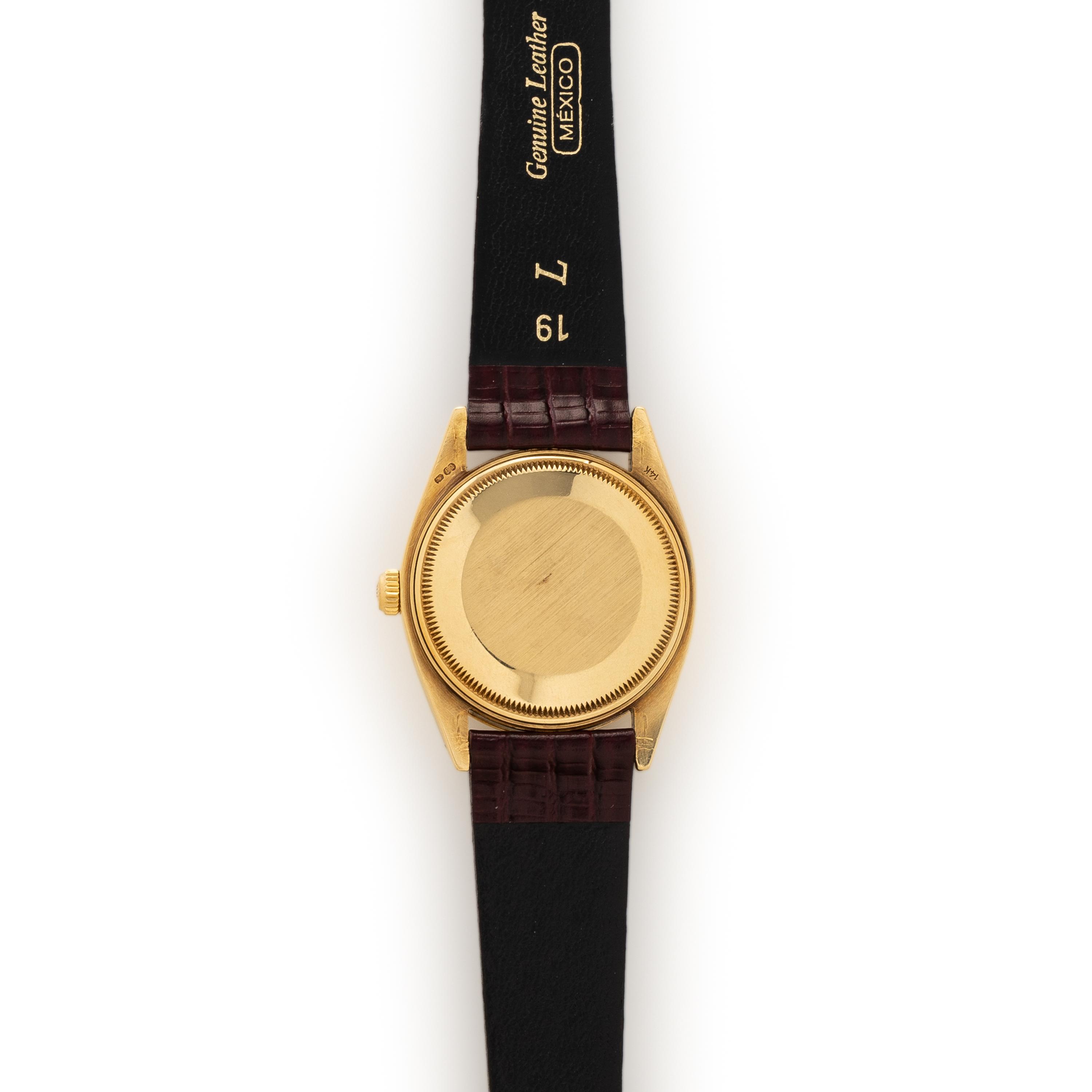 ROLEX, REF. 1503 14K YELLOW GOLD 'OYSTER DATE' WATCH
