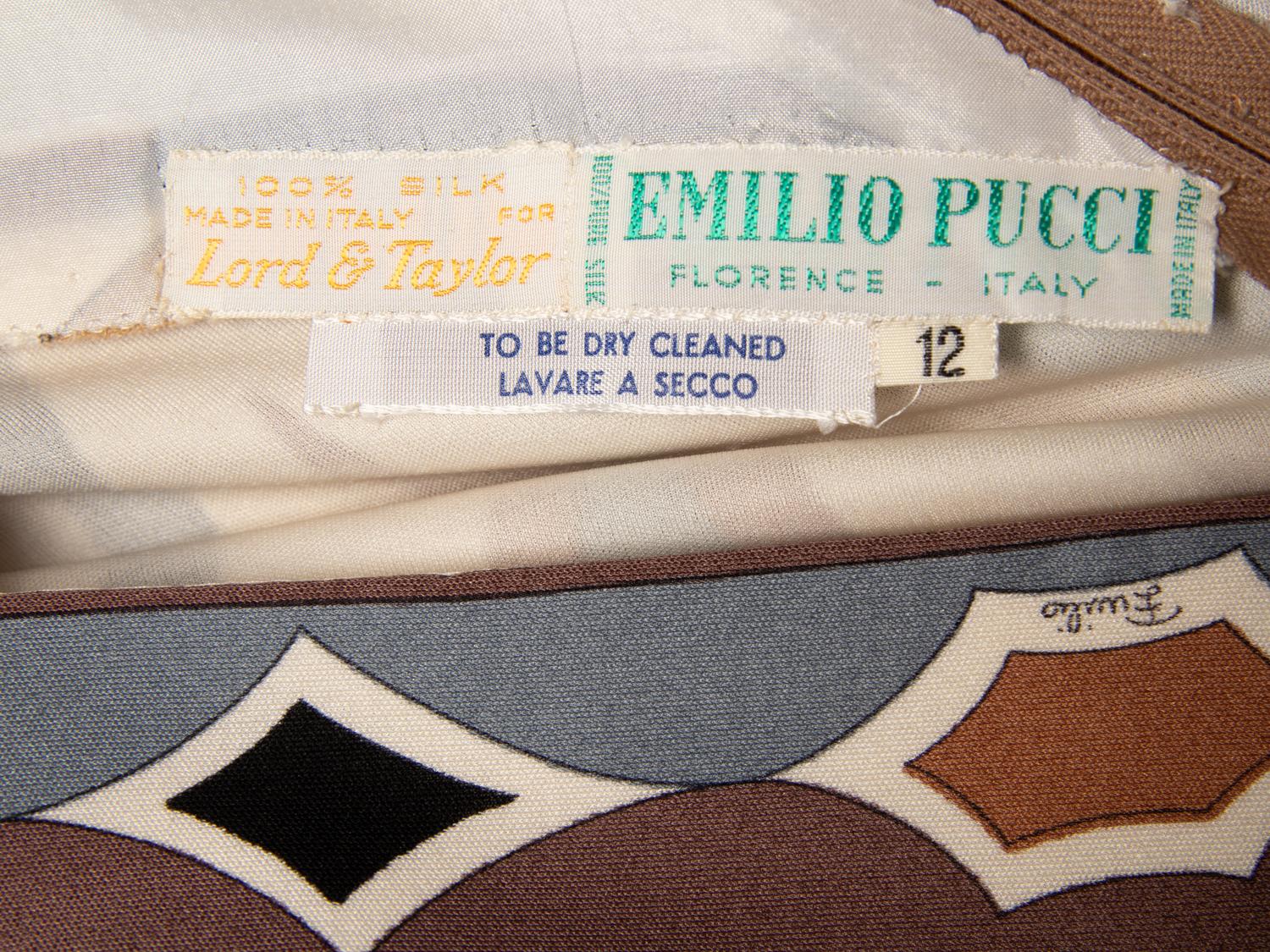 EMILIO PUCCI, SILK JERSEY DRESS