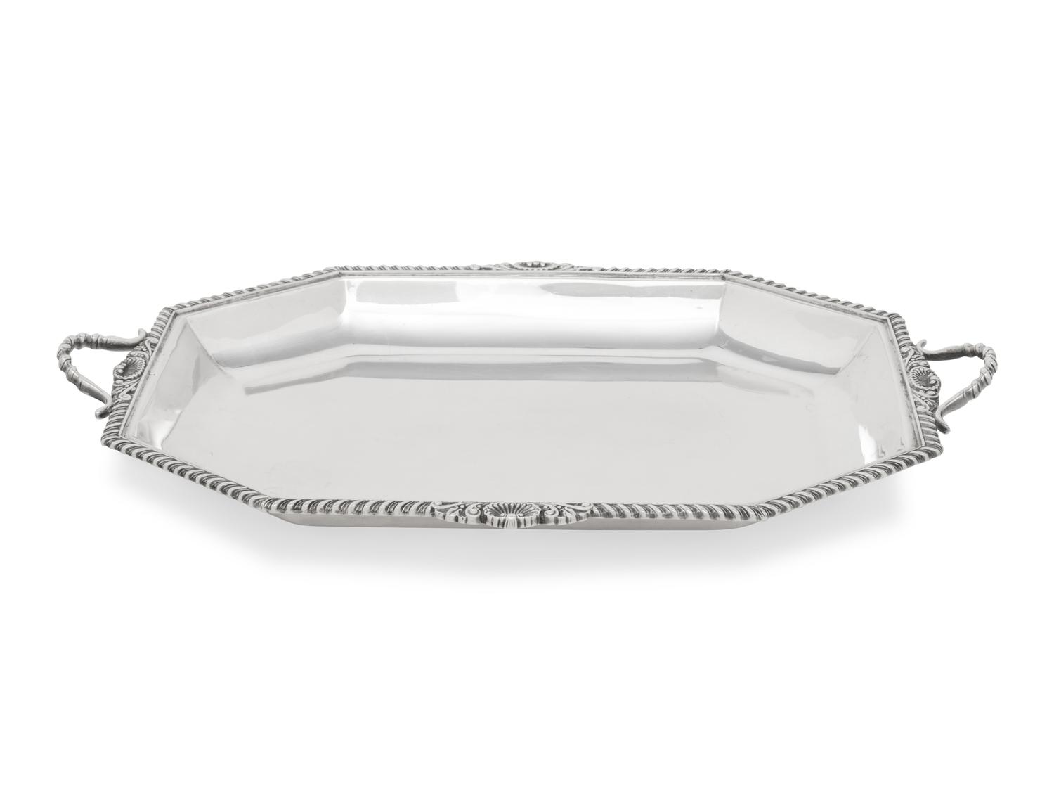A Victorian Silver Serving Dish