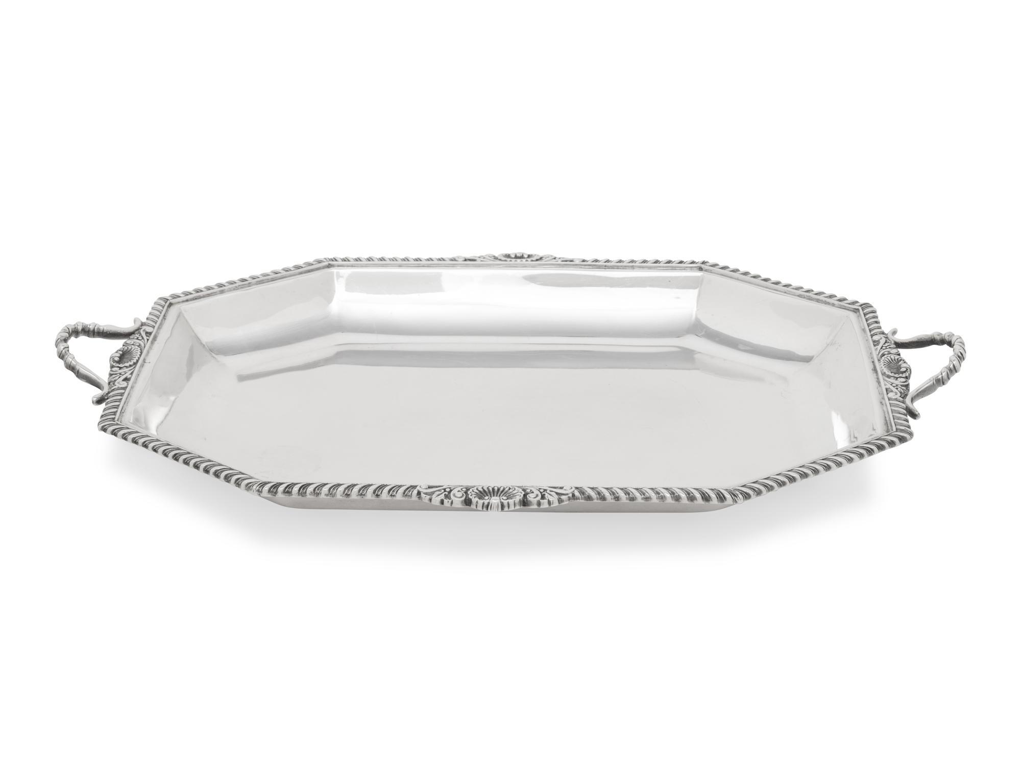 A Victorian Silver Serving Dish