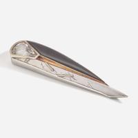 Eleanor Moty (American, b. 1945) "Shard with Micarta" Brooch, USA, 1990