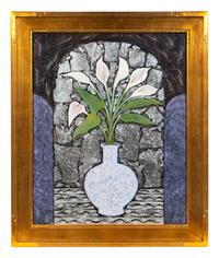 Alexander Khomsky, (Russian, b. 1954), Silver Calla Lilies