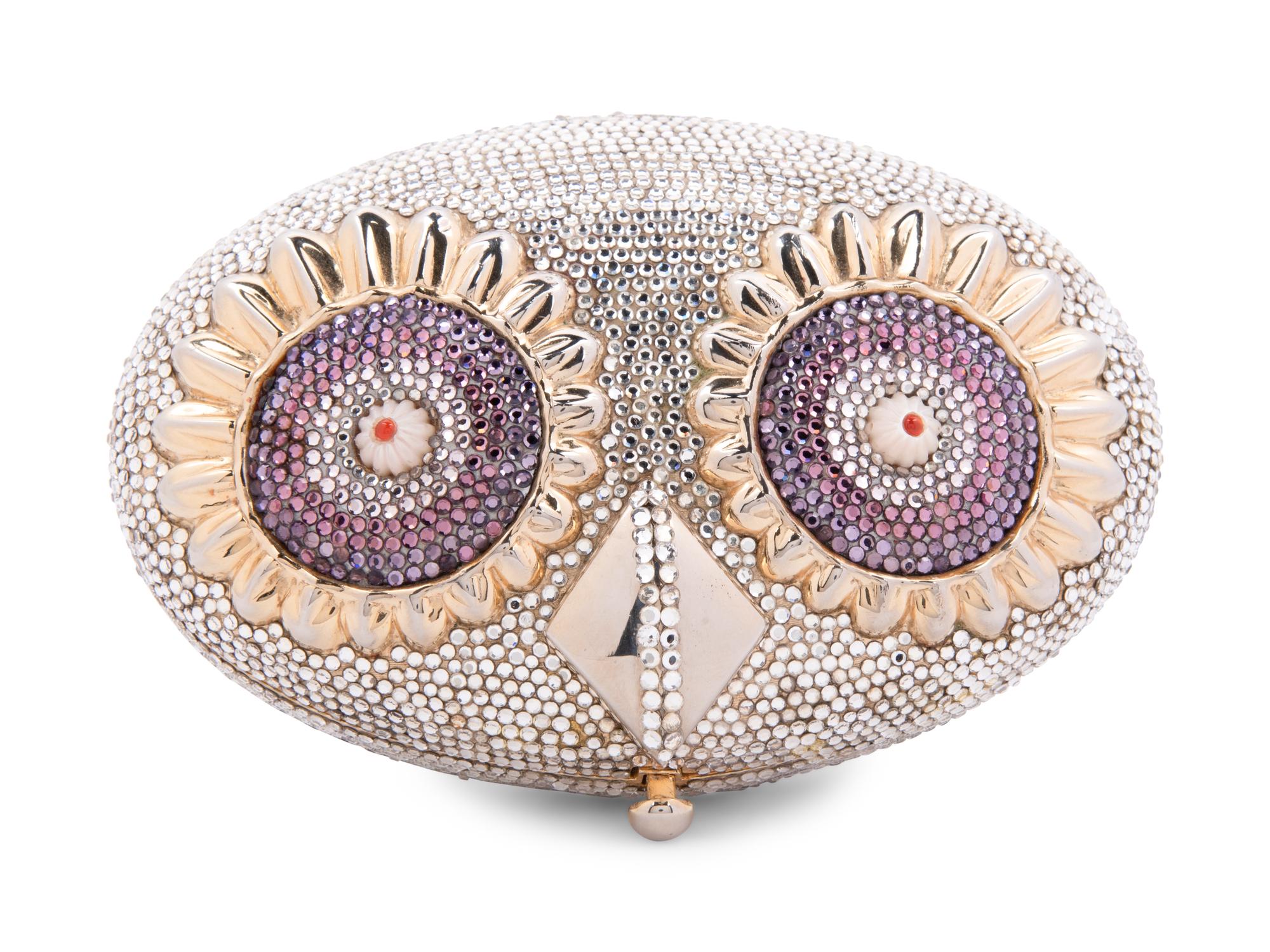 Judith Leiber Owl Head Minaudière