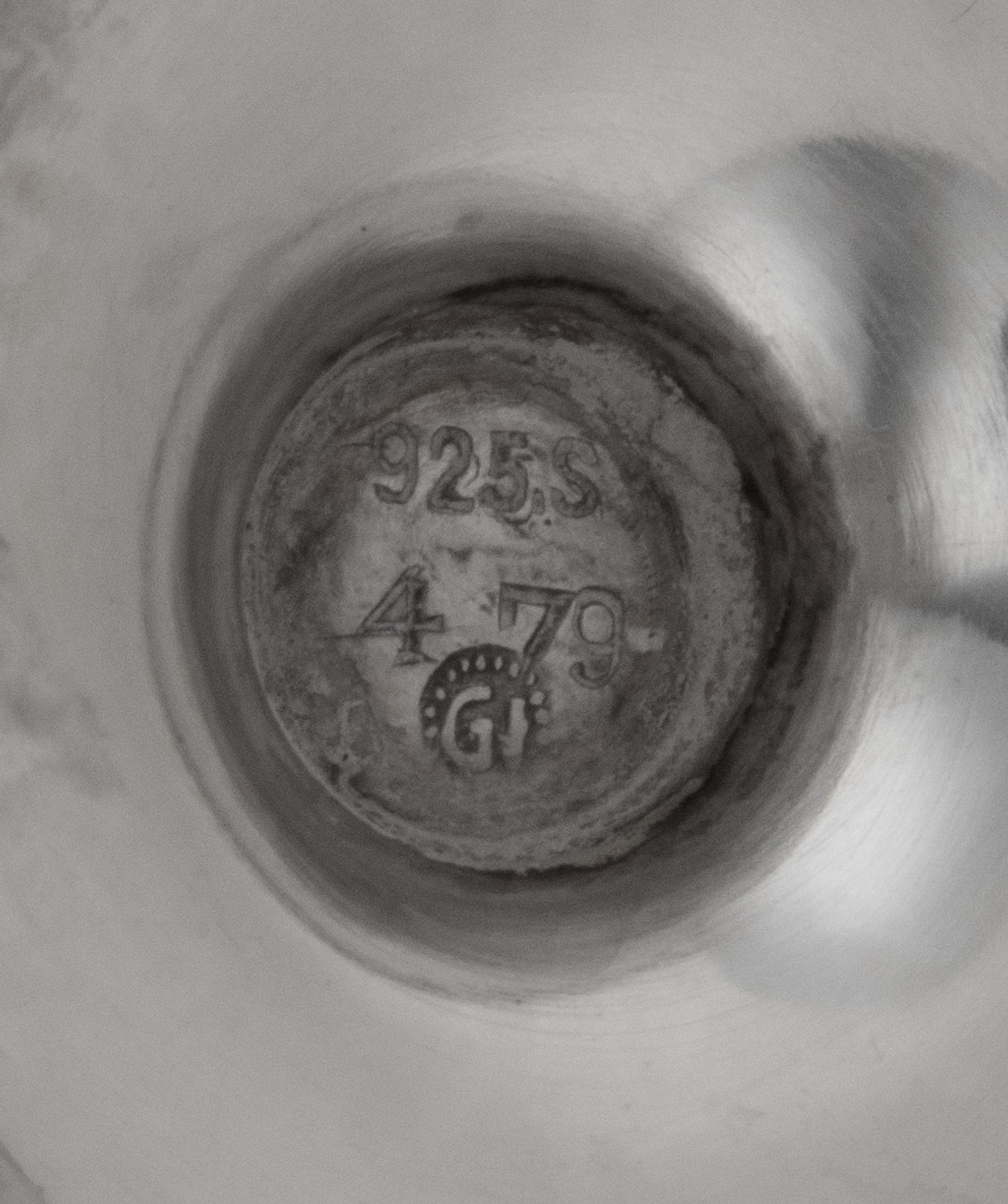 A Set of Six Danish Silver Champagne Coupes (Original Listing Number 96)