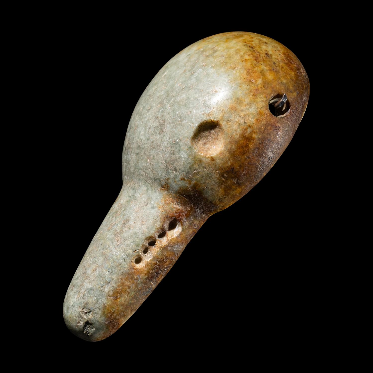 An Olmec Jade Pendant