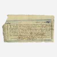 [American Revolution] Hopkinson, Francis Group of 3 Signed Financial Documents
