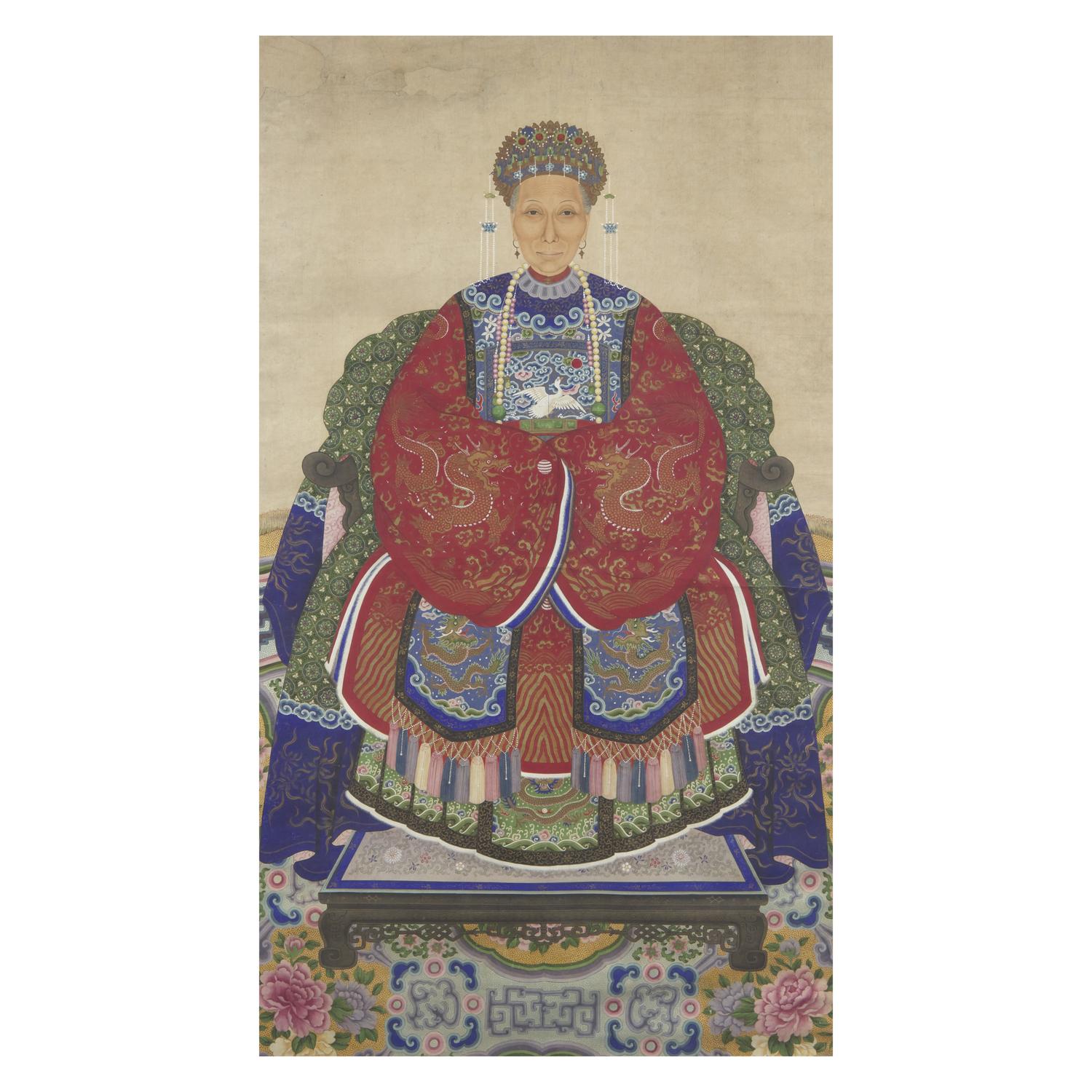 Two Chinese Ancestor Portraits