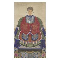 Two Chinese Ancestor Portraits
