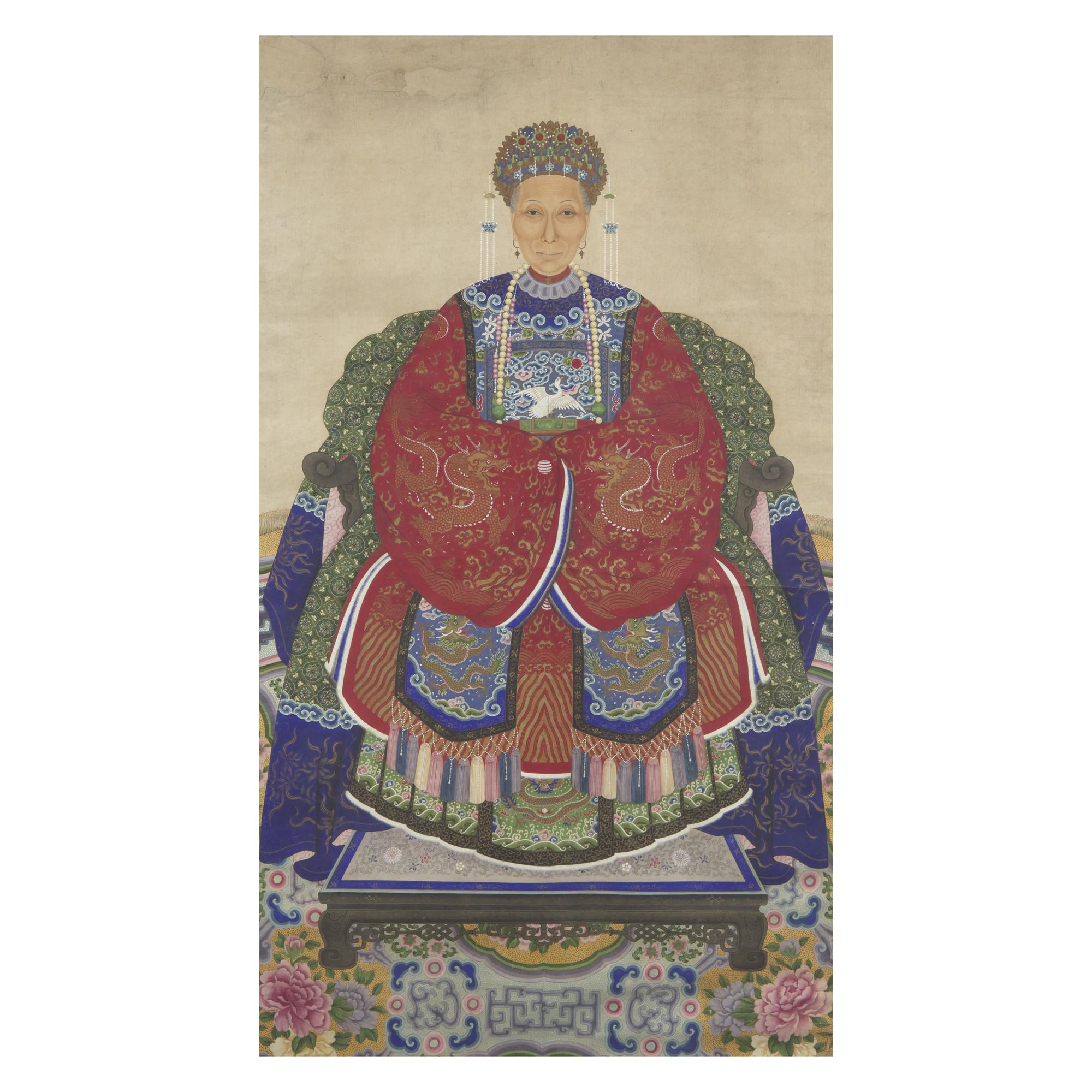 Two Chinese Ancestor Portraits