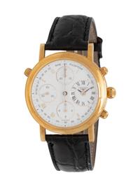 LONGINES, ERNEST FRANCILLON, REF. L4 654 6 NO. 0181 18K YELLOW GOLD SPLIT-SECOND CHRONOGRAPH WATCH