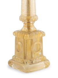 A Pair of Venetian Glass Table Lamps