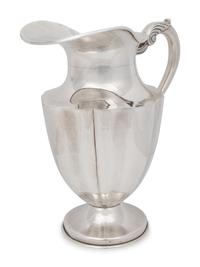A Mexican Silver Pitcher