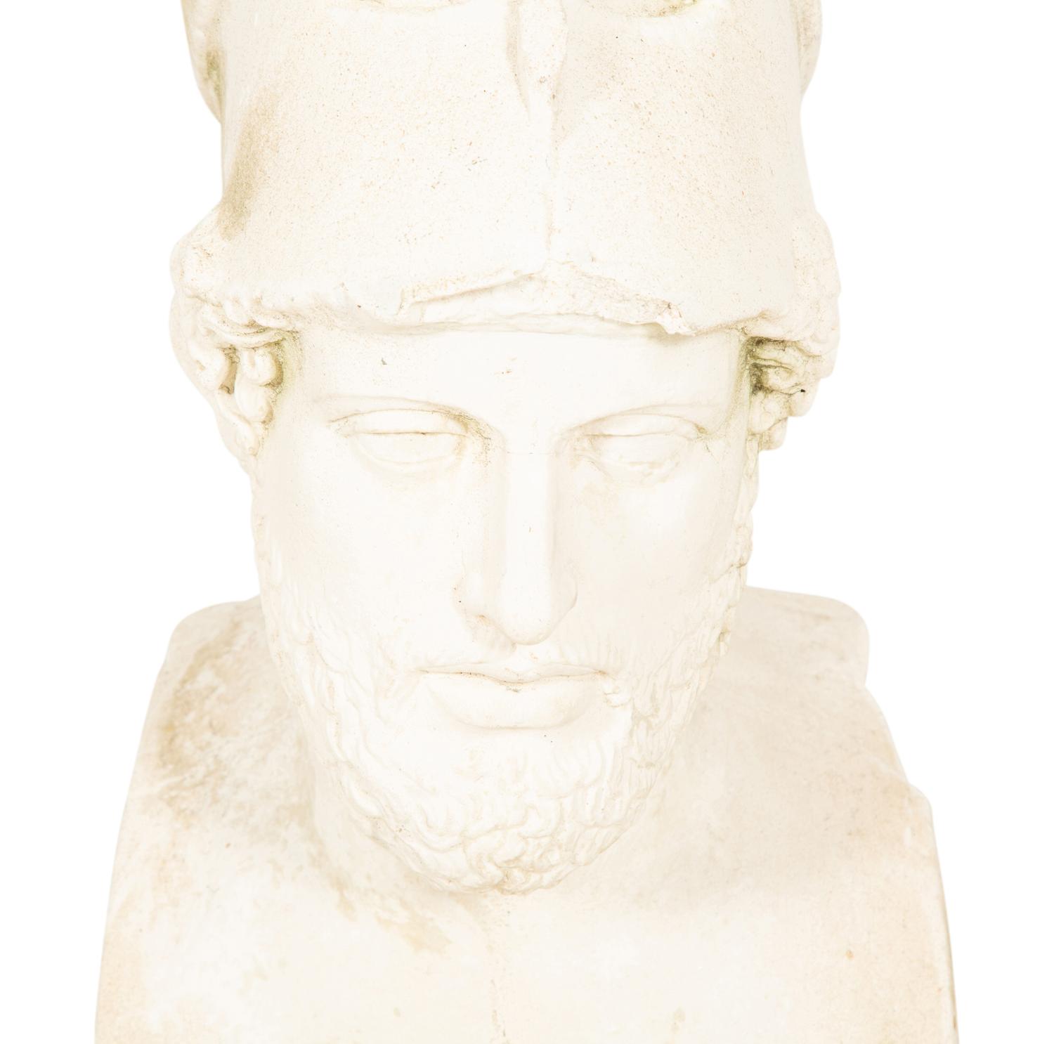 A Plaster Bust of Pericles After the Antique